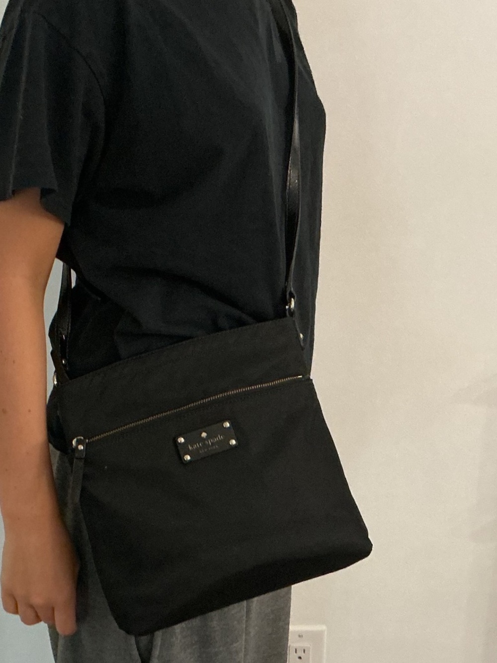Kate Spade New York Black Nylon CrossBody Bag